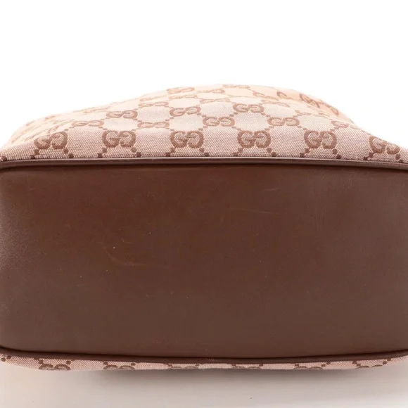 Gucci Brown Canvas Hobo Bag - Picture 7 of 8